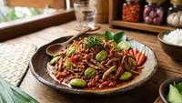 Resep Sambal Petai Ikan Teri Pedas yang Bikin Nagih