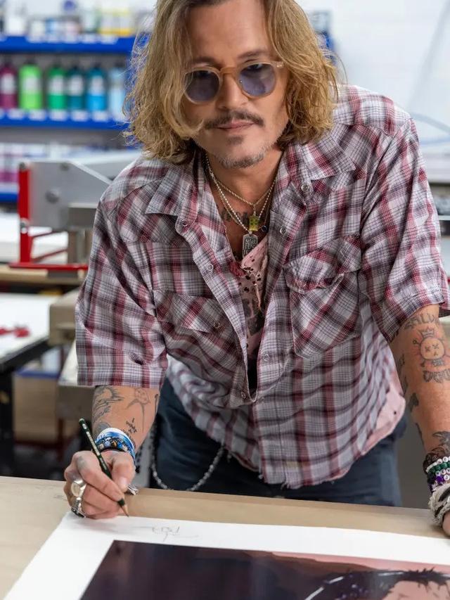 Johnny Depp Melukis