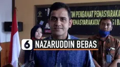 Mantan Bendahara Umum Partai Demokrat Muhammad Nazaruddin bebas murni hari ini. Nazaruddin bebas setelah menjalani bimbingan cuti menjelang bebas (CMB).