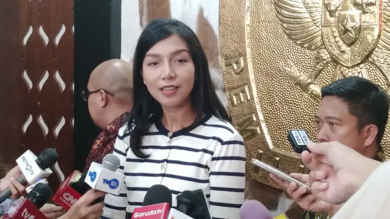 Ketua Divisi Sosialisasi, Pendidikan Pemilih dan Partisipasi Masyarakat Komisi Pemilihan Umum (KPU) Provinsi DKI Jakarta, Astri Megatari. (Merdeka.com/Nur Habibie)