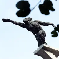 Patung Pancoran, Jakarta Selatan. (Deki Prayoga/Bintang.com)