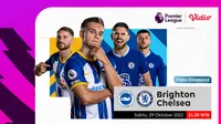 Link Live Streaming Liga Inggris 2022/23 Chelsea Vs Brighton di Vidio, Sabtu 29 Oktober