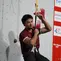 Atlet panjat tebing Indonesia, Aditya Tri Syahria, saat tampil di ajang Asian Games 2026. (NOC Indonesia)