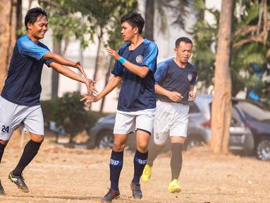 Kemeriahan dari laga Liga AYO 2019 matchday kesembilan. (Liga AYO)