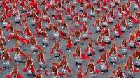 Ribuan penari gandrung berhasil memukai wisatawan dalam festival Gandrung Sewu 2022 di Banyuwangi (Istimewa)
