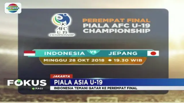 Berhasil kalahkan Timnas Uni Emirat Arab, Timnas U-19 Indonesia lolos ke babak perempat final Piala Asia.
