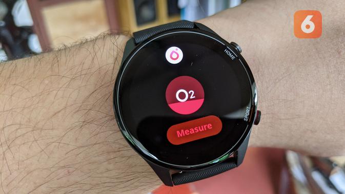 Mi Watch mampu mendeteksi kadar oksigen di dalam darah. (Liputan6.com/ Yuslianson)