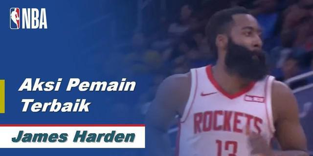 VIDEO: Aksi-Aksi James Harden Saat Houston Rockets Kalahkan Orlando Magic 130-107