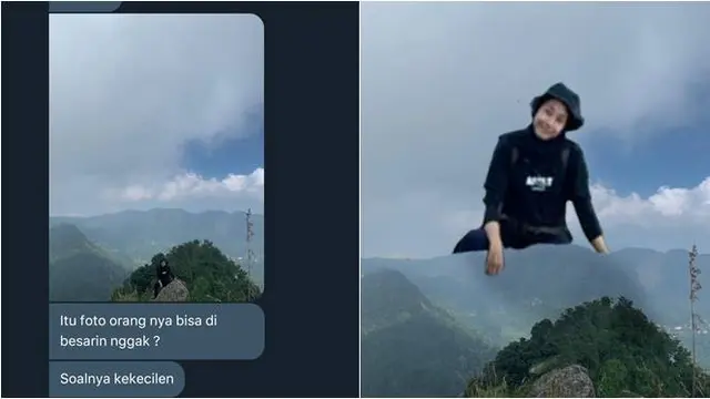 7 Foto Netizen di Gunung Ini Minta Diedit, Hasilnya Diluar Ekspektasi