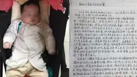 Seorang bayi ditelantarkan oleh kedua orangtuanya yang berdalih kehabisan biaya. Source: Shanghaiist