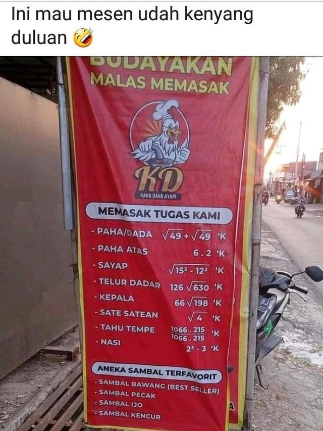 7 Potret Promosi di Spanduk Jualan Ini Kocak, Enggak Habis Pikir