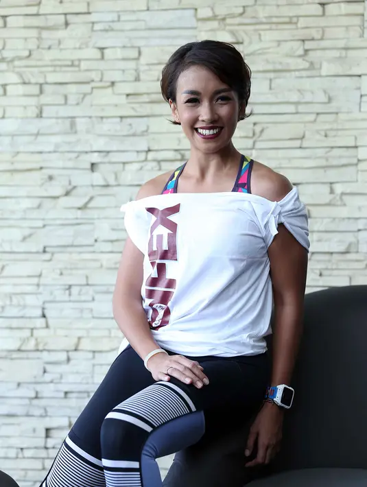 Diusianya yang baru menginjak lima tahun, anak Melanie Putria, Sheemar Rahman telah berprestasi mengikuti lomba lari marathon 3 kilometer. (Nurwahyunan/Bintang.com)