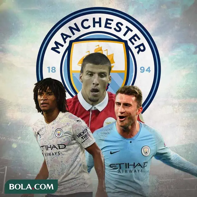 Manchester City - Nathan Ake, Ruben Dias, Aymeric Laporte