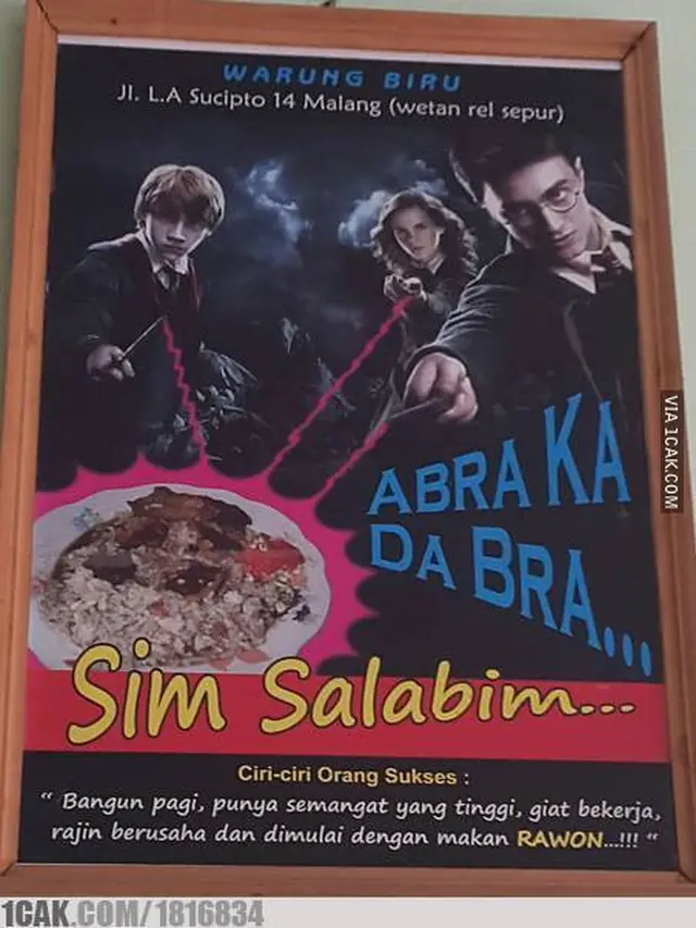 6 Spanduk Jualan Rawon Ini Absurd Banget, Ide Marketing Kocak