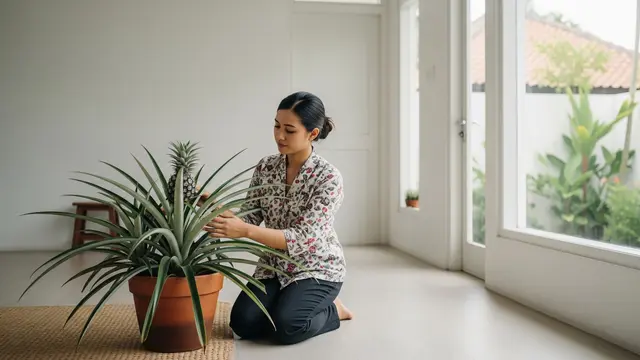 Cara Merangsang Nanas Madu Dalam Pot Cepat Berbuah