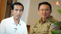 Gubernur dan Wakil Gubernur DKI Jakarta, Joko Widodo dan Basuki Tjahaja Purnama. (Liputan6.com/Faisal R Syam/Herman Zakharia)	