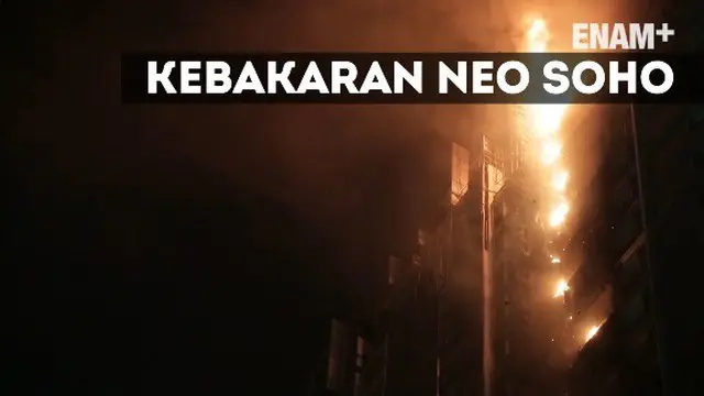 Sebuah kebakaran melanda gedung Neo Soho, Jakarta Barat. Kebakaran yang diduga berawal dari lantai 9 dengan cepat menjalar ke lantai teratas