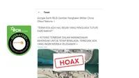Cek Fakta: Tidak Benar China Bangun Pangkalan Militer di Laut Natuna