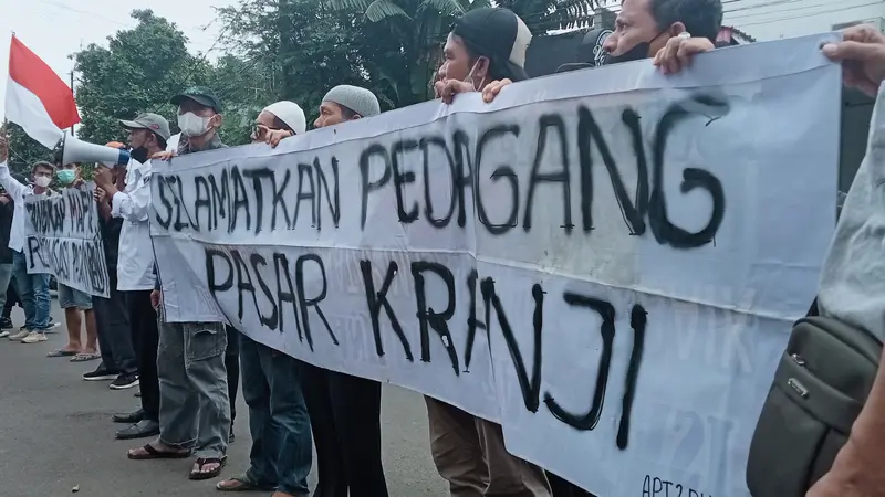 Pedagang Kranji Demo