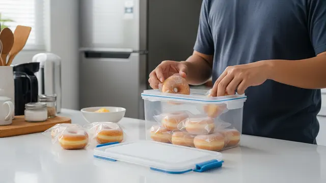 Tips Menyimpan Donat agar Tetap Empuk Sampai Besok Pagi/Foto: AI Generated