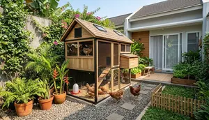 10 Desain Kandang Ayam Minimalis Modern di Halaman Sempit tapi Tetap Nyaman