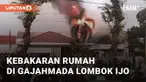 Kebakaran rumah terjadi di daerah Gajahmada dekat Lombok Ijo. Kebakaran terjadi pada Senin (5/8/2024) pukul 17.50 WIB