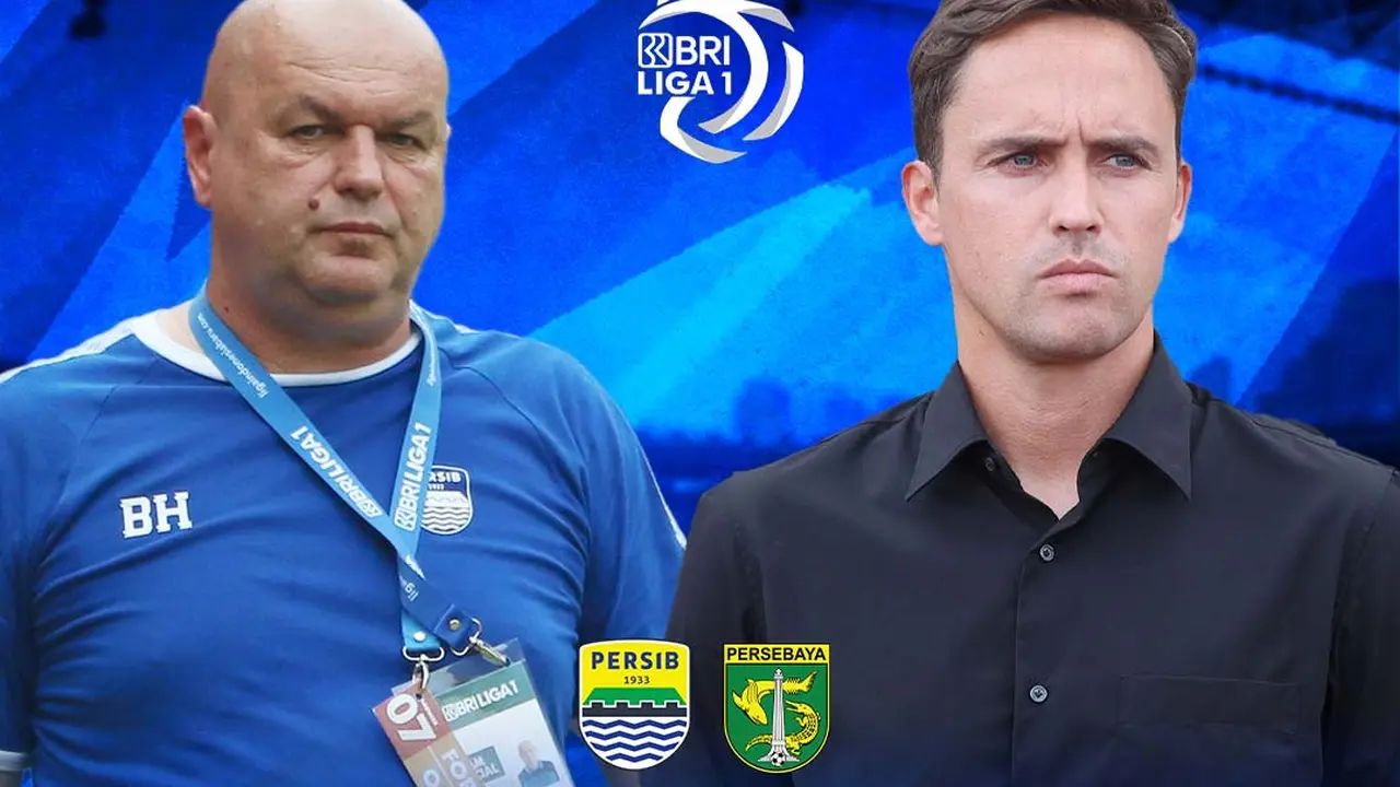 BRI Liga 1 - Duel Pelatih - Persib Bandung Vs Persebaya Surabaya