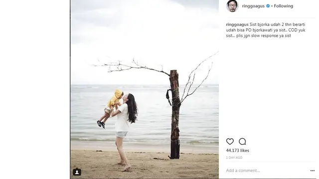 Ringgo Agus Rahman (Foto: Instagram)