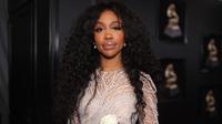 SZA saat menghadiri 60th Annual GRAMMY Awards di Madison Square Garden pada 28 Januari 2018 di New York City. (CHRISTOPHER POLK / GETTY IMAGES NORTH AMERICA / GETTY IMAGES VIA AFP)