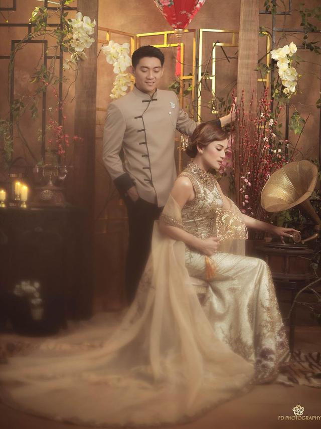 7 Pemotretan Prewedding Ifan Seventeen dan Citra Monica Bergaya Mandarin
