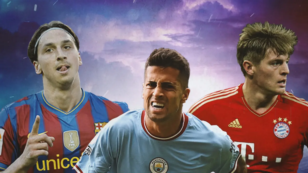 Ilustrasi - Joao Cancelo, Zlatan Ibrahimovic, Toni Kroos