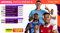 Link Live Streaming Liga Inggris Matchweek 8 di Vidio, 17-18  September : Wolves vs Manchester City, Arsenal vs Brentford