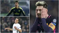Bintang Barcelona, Lionel Messi, masih memimpin klasemen pencetak gol terbanyak Liga Champions 2016-2017 hingga matchday ke-4. (AFP)