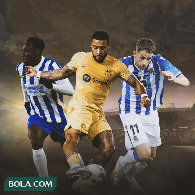 Ilustrasi - Danny Welbeck, Adnan Januzaj, Memphis Depay