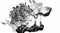 Ilustrasi Yoshitaka Amano yang kelak bakal menjadi logo seri Final Fantasy terbaru. (Sumber: Den of Geek)