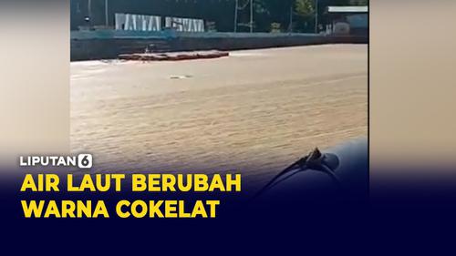 VIDEO: Air Laut Teluk Bima Berubah Cokelat, Akibat LImbah Pertamina?