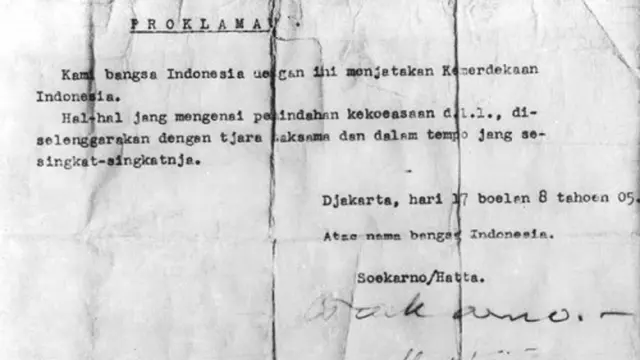 teks proklamasi