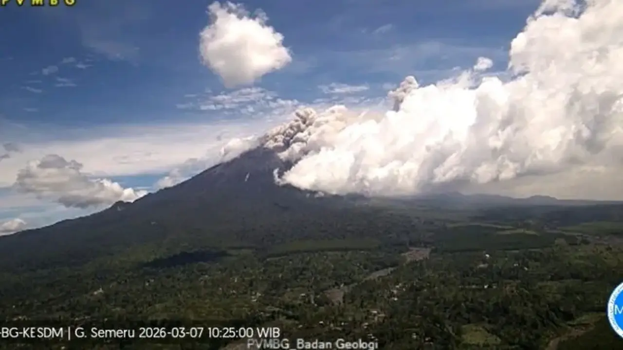 Erupsi Gunung Semeru. (Dok. Istimewa)