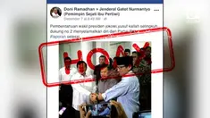 Viral di facebook jika Wapres Jusuf Kalla mendukung Prabowo-Sandi di Pilpres 2019.