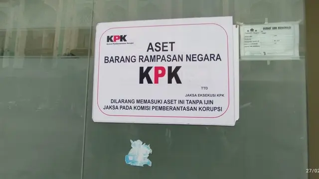 KPK melelang sebuah ruko milik mantan wakil rektor Universitas Indonesia (UI) Tafsir Nirchamid.