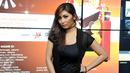 Pemain film sekaligus model sexy, Baby Margaretha berpose saat press screening film Yakuza Apocalypse di kawasan Semanggi, Jakarta Pusat, Senin (29/6/2015). (Liputan6.com/Panji Diksana)