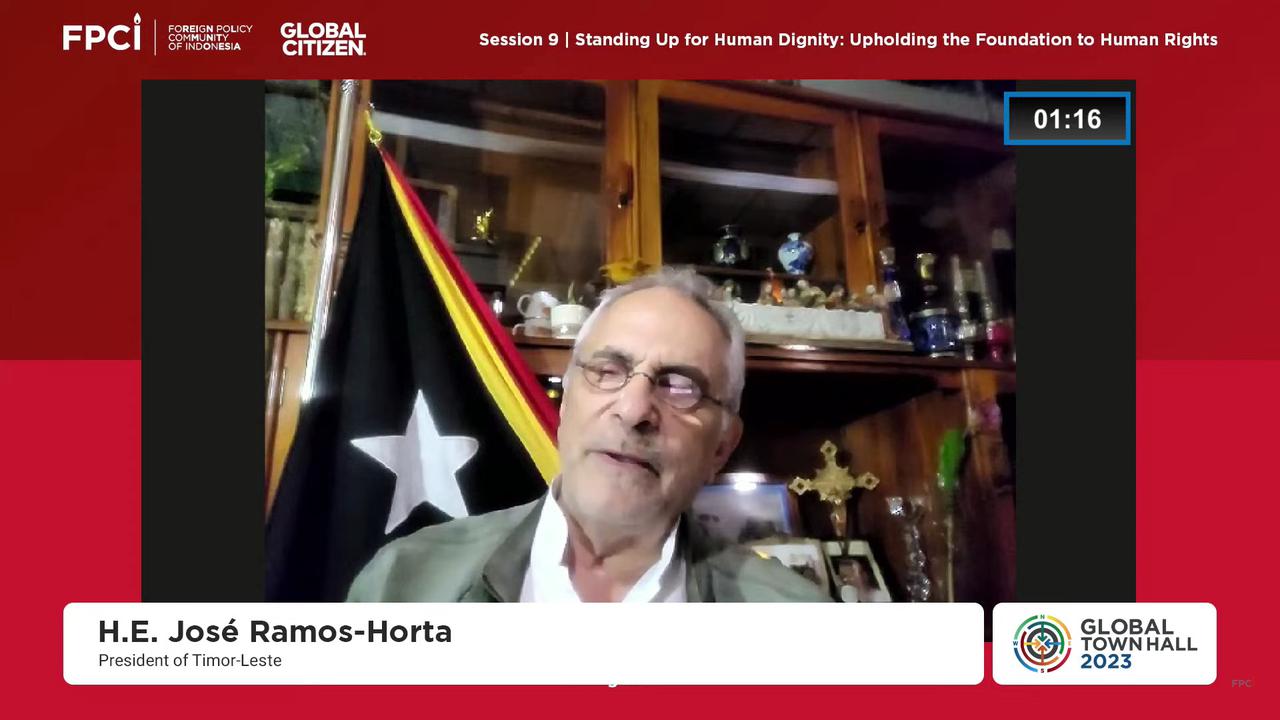 Presiden Timor-Leste, H.E. José Ramos-Horta