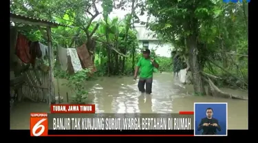 Warga korban banjir berharap ada bantuan dari pemerintah untuk membantu mereka menyambung hidup selama banjir melanda.