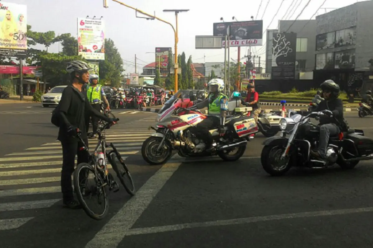 Langgar Aturan, Warga Jogja Hadang Rombongan Moge 