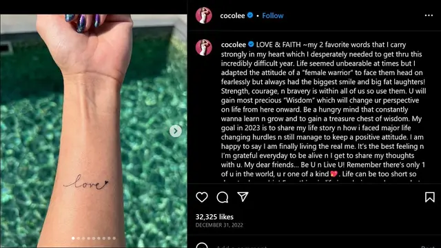 Dikabarkan Meninggal Bunuh Diri, Unggahan Coco Lee di Instagram Jadi Sorotan
