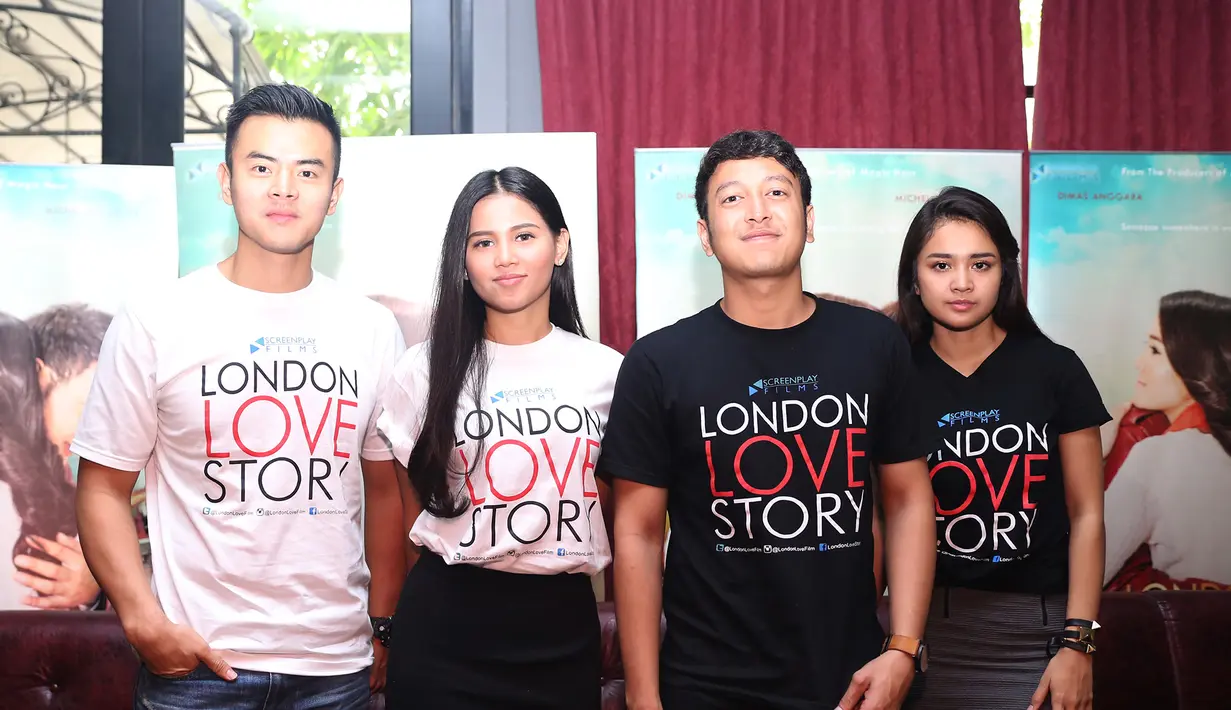 Mendekati hari kasih sayang, film baru akan segera  dirilis. Film drama romantis 'London Love Story', diproduksi Screenplay Films. (Andy Masela/Bintang.com)