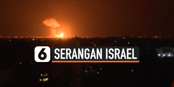 VIDEO: Detik-Detik Bom Israel Meledak di Jalur Gaza