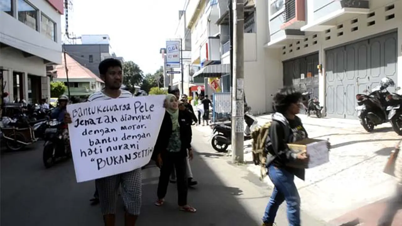 Pijar Parepare Galang Dana untuk Jenazah yang DIbawa Pakai Motor