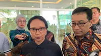 Menteri Luar Negeri RI, Retno Marsudi ketika ditemui awak wartawan di Aula Kantin Diplomasi, Selasa 28 Januari 2020. (Liputan6.com/Benedikta Miranti T.V)