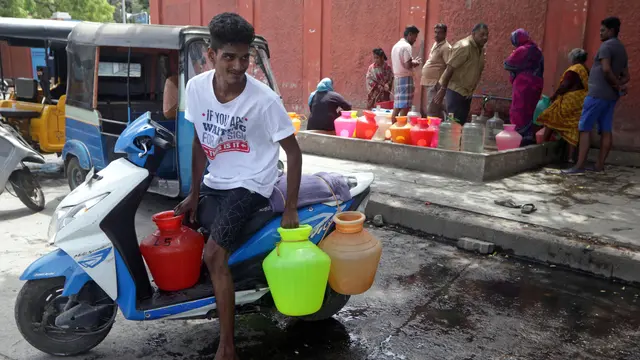 Kekeringan, India Dilanda Krisis Air parah